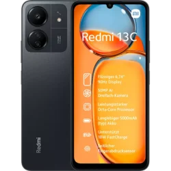 گوشی موبایل شیائومی مدل Redmi 13C ظرفیت 128 گیگابایت و رم 4 گیگابایت