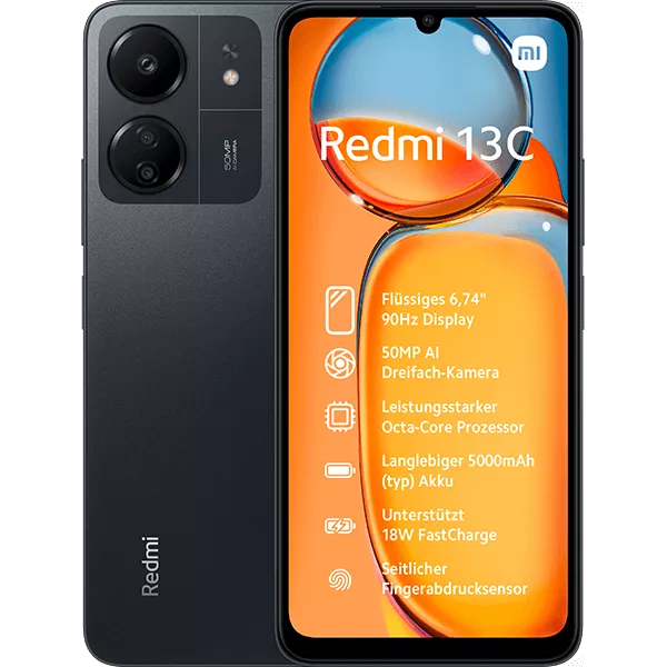 گوشی موبایل شیائومی مدل Redmi 13C ظرفیت 128 گیگابایت و رم 6 گیگابایت